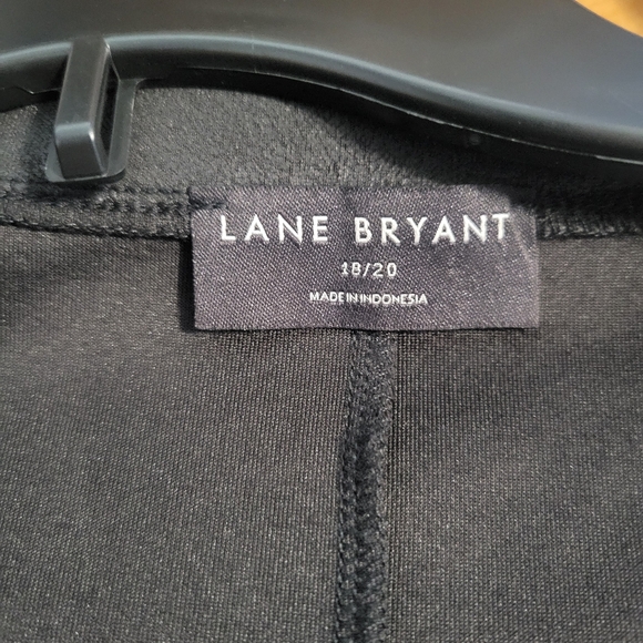 Lane Bryant Black  pleather top Size 18-20 - Picture 7 of 8